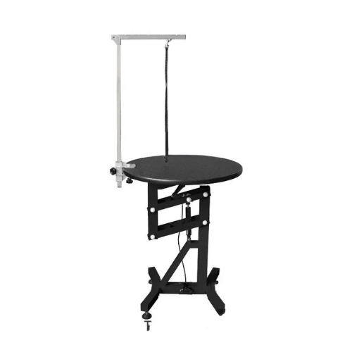 Adjustable Pet Grooming Table Metal Frame Black with CE Certification