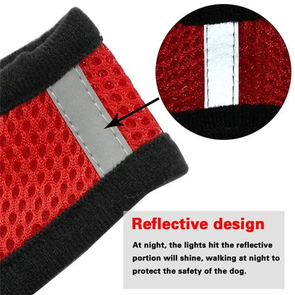 Cat Harness Vest Polyester Adjustable Mesh with 1.2m Leash Small Cat Harness Set