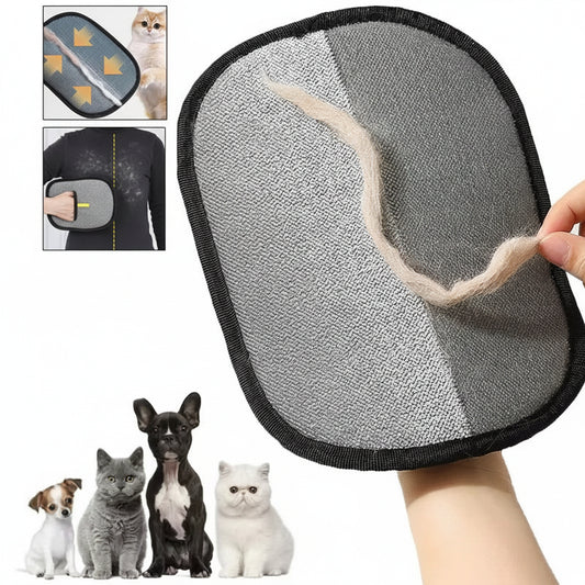 Pet Hair Remover Glove Washable Plastic Hair Removal Mitt 20 x 15 cm
