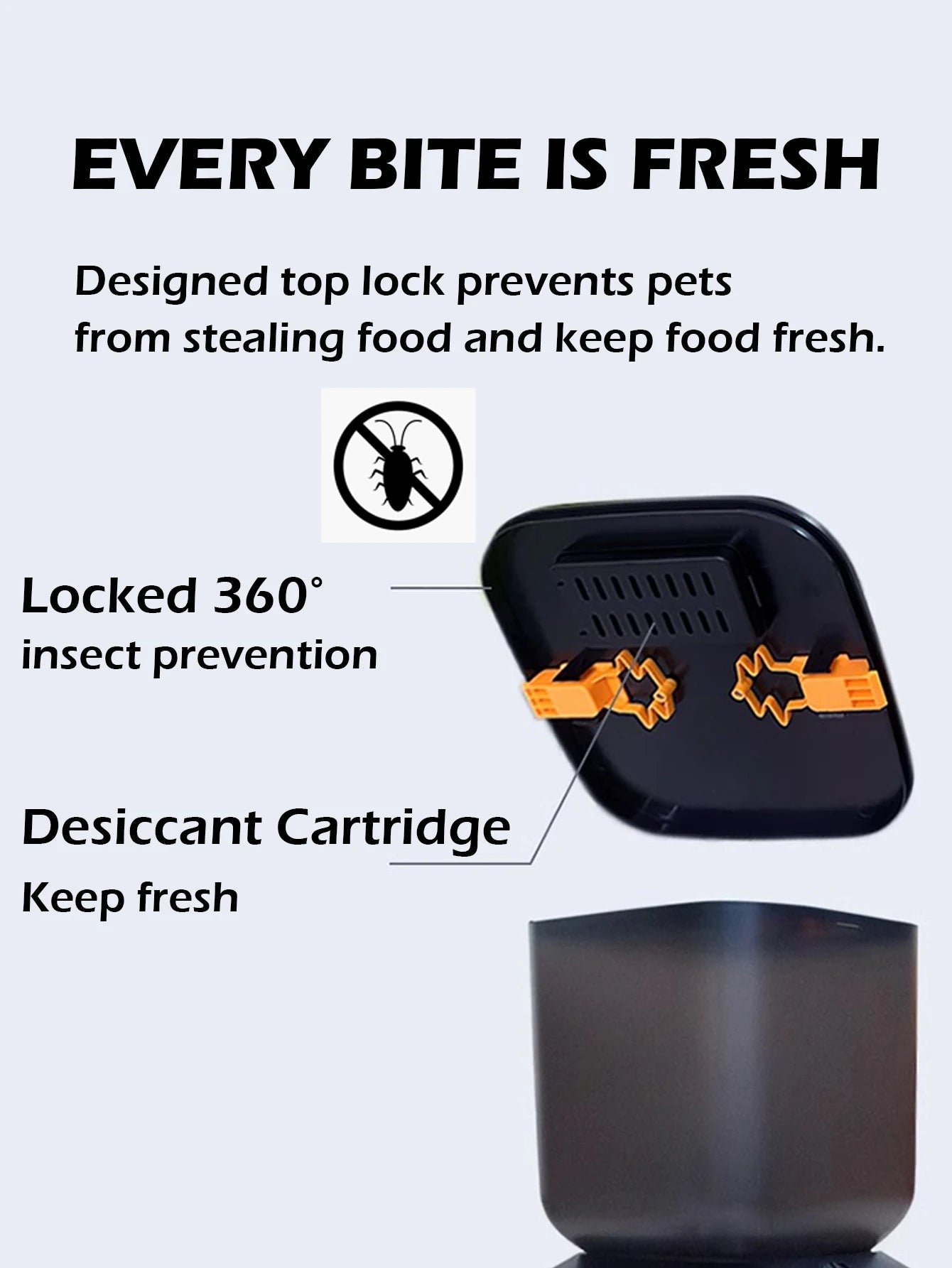 8L Smart Automatic Pet Feeder with HD Camera 5GHz WiFi Dual Stainless Steel Bowls Black