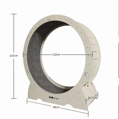 Cat Treadmill XL Exercise Wheel Pet Fitness Toy 123 × 96 × 36.5 cm