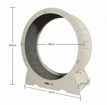 Cat Treadmill XL Exercise Wheel Pet Fitness Toy 123 × 96 × 36.5 cm