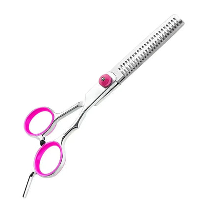 Dog Grooming Scissors Set Stainless Steel Straight Curved Thinning Scissors and Comb 16.5 cm