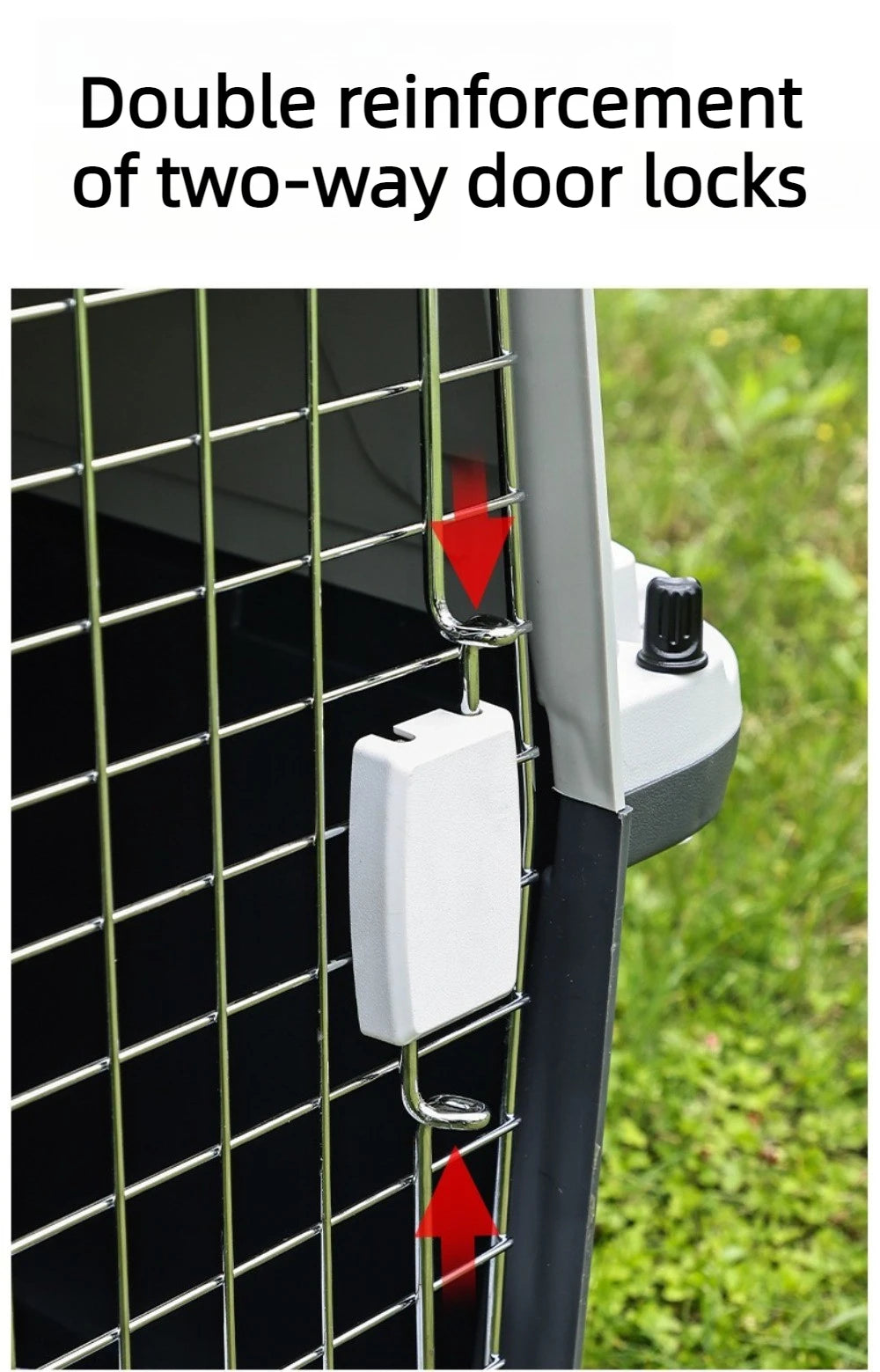 Large Pet Air Box Carrier with Wheels Portable Travel Carrier for Dogs and Cats