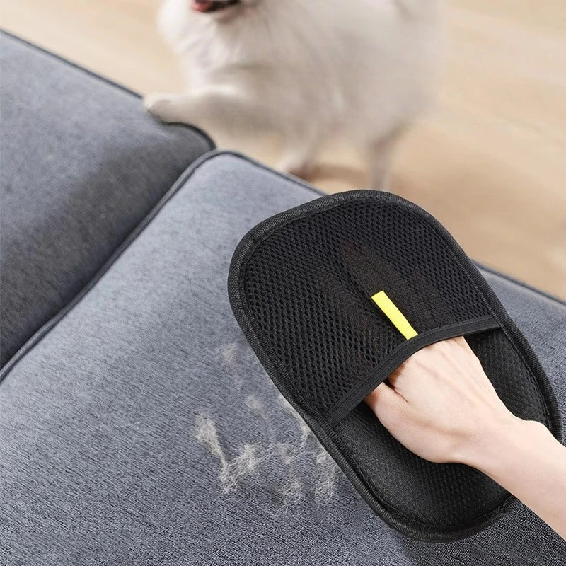 Pet Hair Remover Glove Washable Plastic Hair Removal Mitt 20 x 15 cm