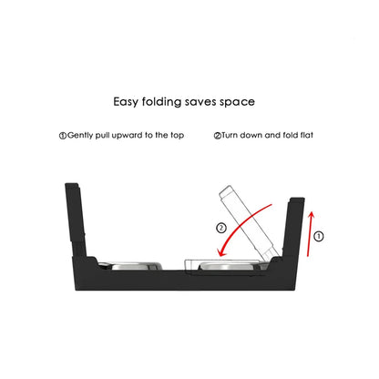 Elevated Dog Feeder with Adjustable Stand and Double Stainless Steel Bowls