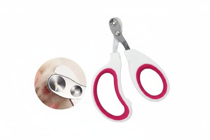 Cat Nail Clippers Stainless Steel Claw Trimmer Pink 29 g