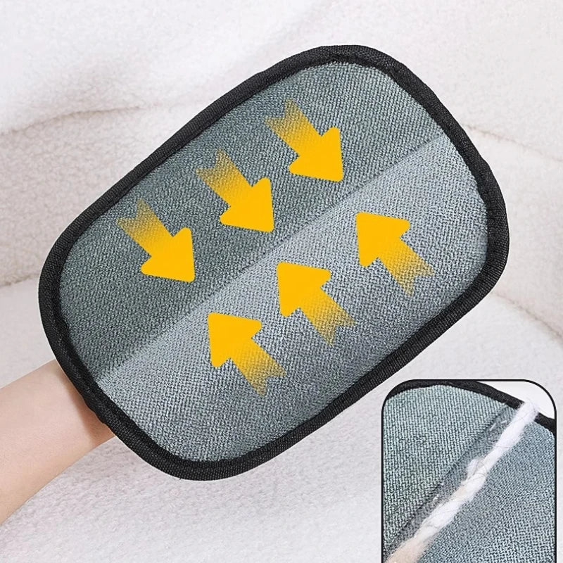 Pet Hair Remover Glove Washable Plastic Hair Removal Mitt 20 x 15 cm