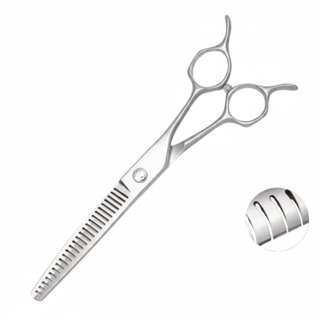 Dog Grooming Thinning Scissors 23 Teeth Stainless Steel 7 Inch