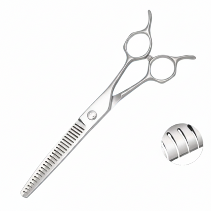 Dog Grooming Thinning Scissors 23 Teeth Stainless Steel 7 Inch